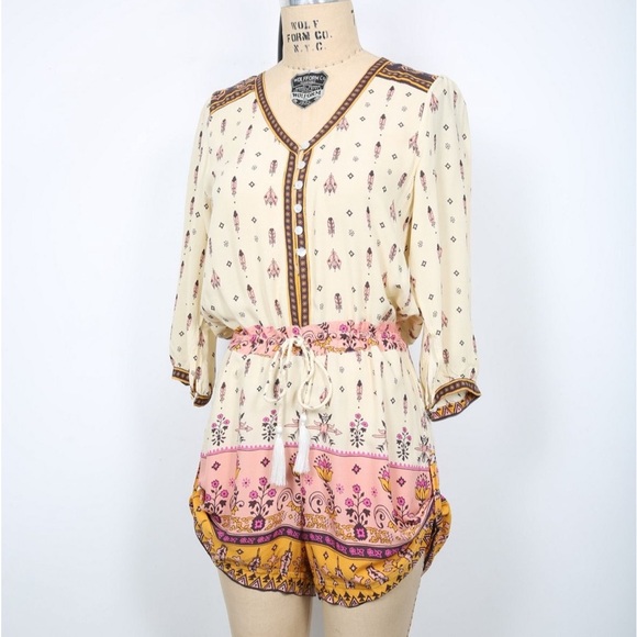 Spell & the gypsy collective desert wanderer romper playsuit M RARE HTF vintage - Picture 9 of 11